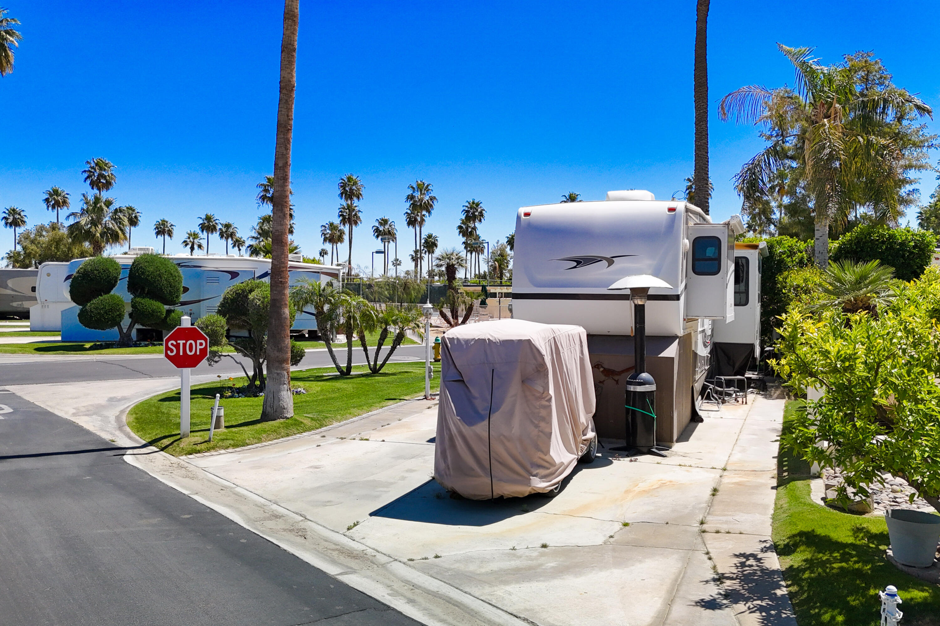 69411 Ramon Road, Unit 504 Cathedral City, CA 92234 - Photo 7 of 56 a view of outdoor space and patio
