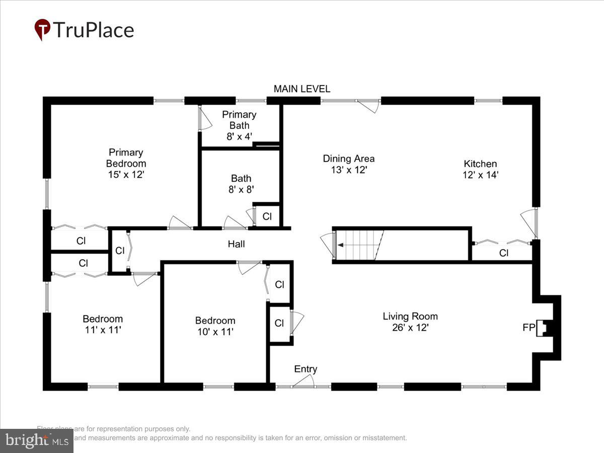 13245 Croom Road Upper Marlboro, MD 20772 - Photo 73 of 75 Main Level Floor Plan