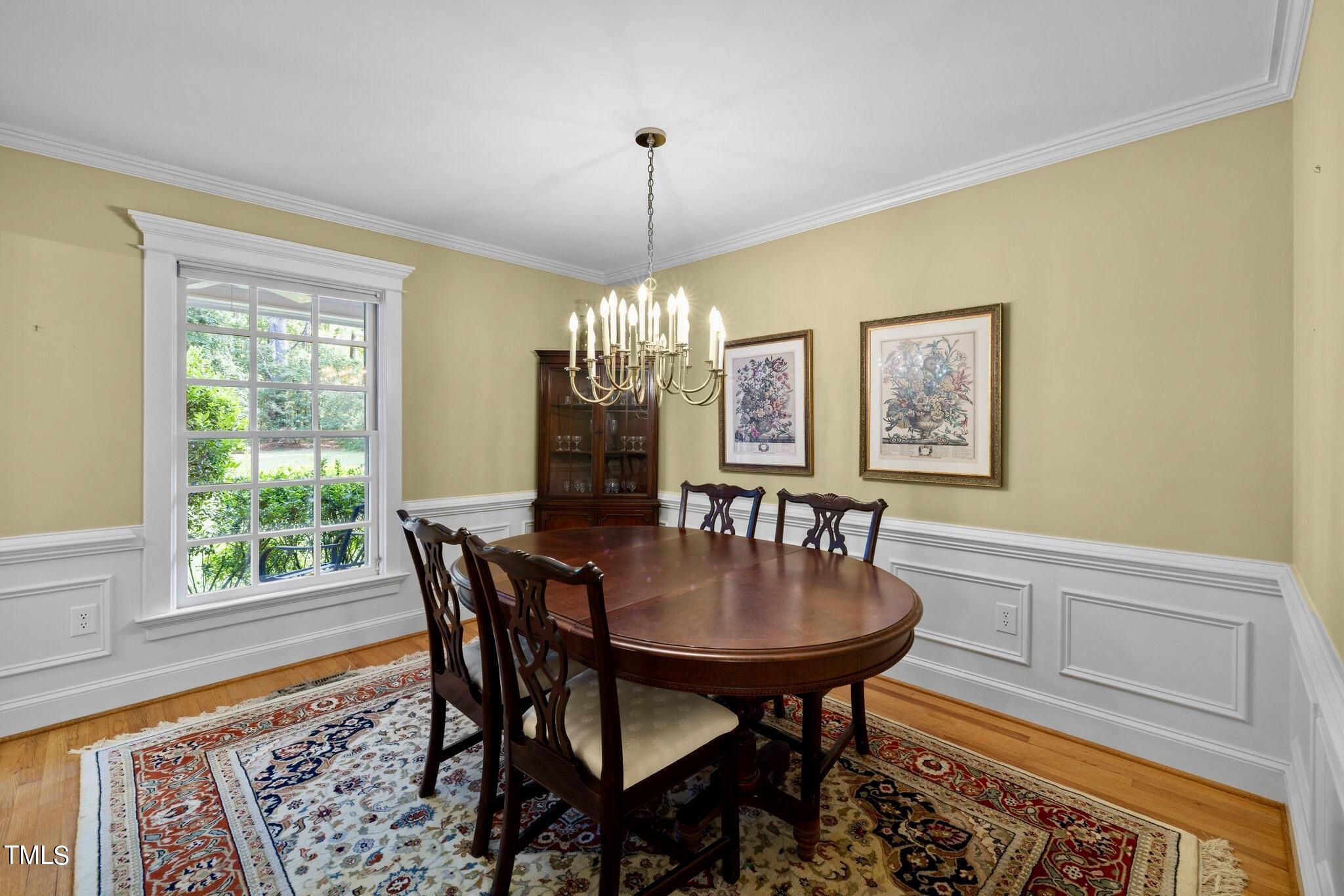 4099 Blackard Pond Road Raleigh, NC 27604 - Photo 30 of 94 a dining room with furniture and window