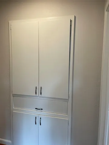 a close view of closet