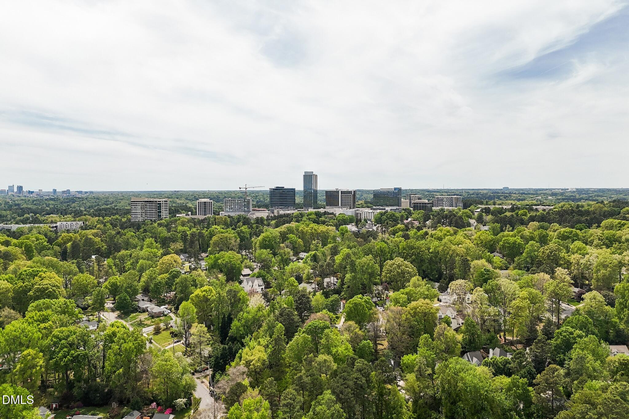 412 Pinecroft Drive Raleigh, NC 27609 - Photo 62 of 63 Aerial View