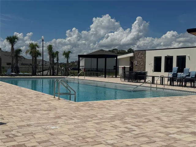 a view of a volley ball court