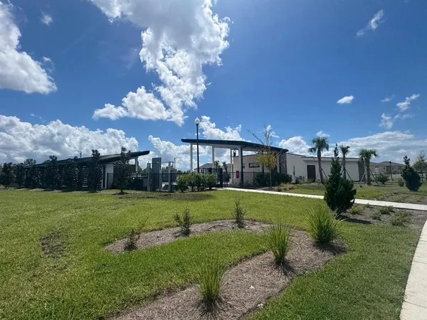 a view of a big yard