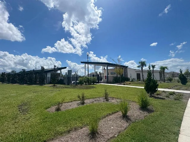 a view of a big yard