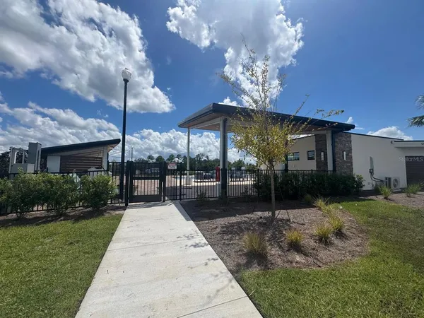a view of a porch with a yard