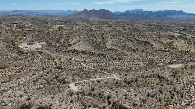 a view of a dry yard
