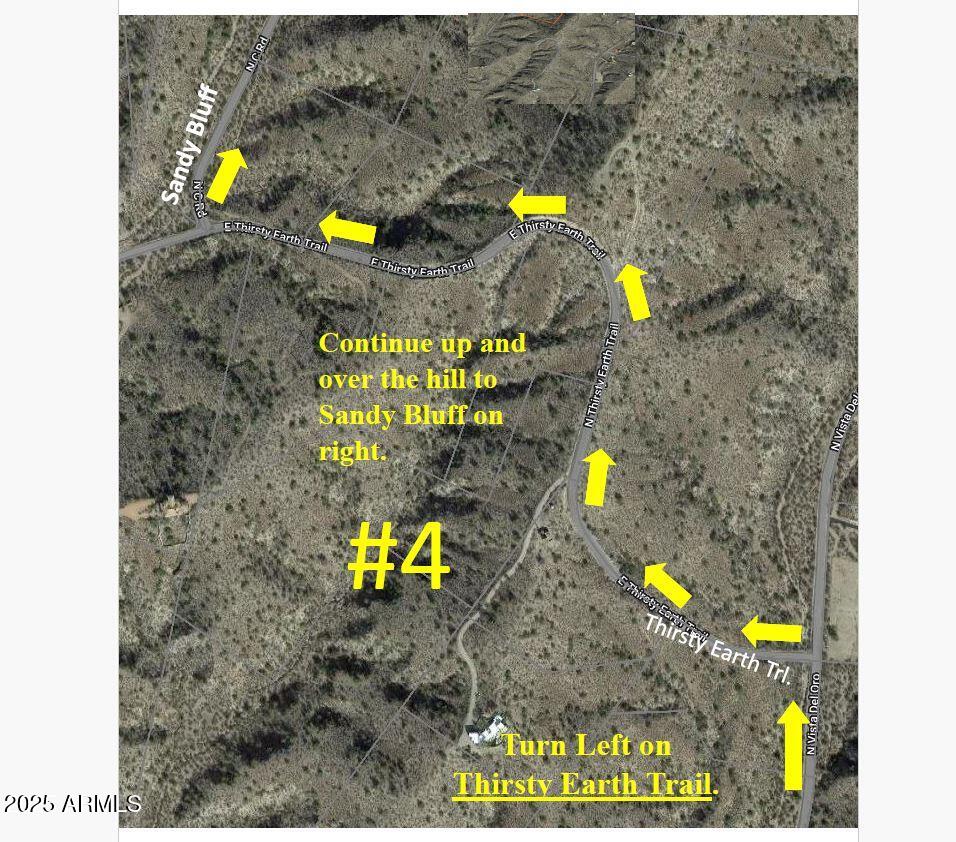 Lot 19 East K E Sandy Bluff Road, Unit 19K Fort McDowell, AZ 85264 - Photo 24 of 26 a view of a back yard with sitting space