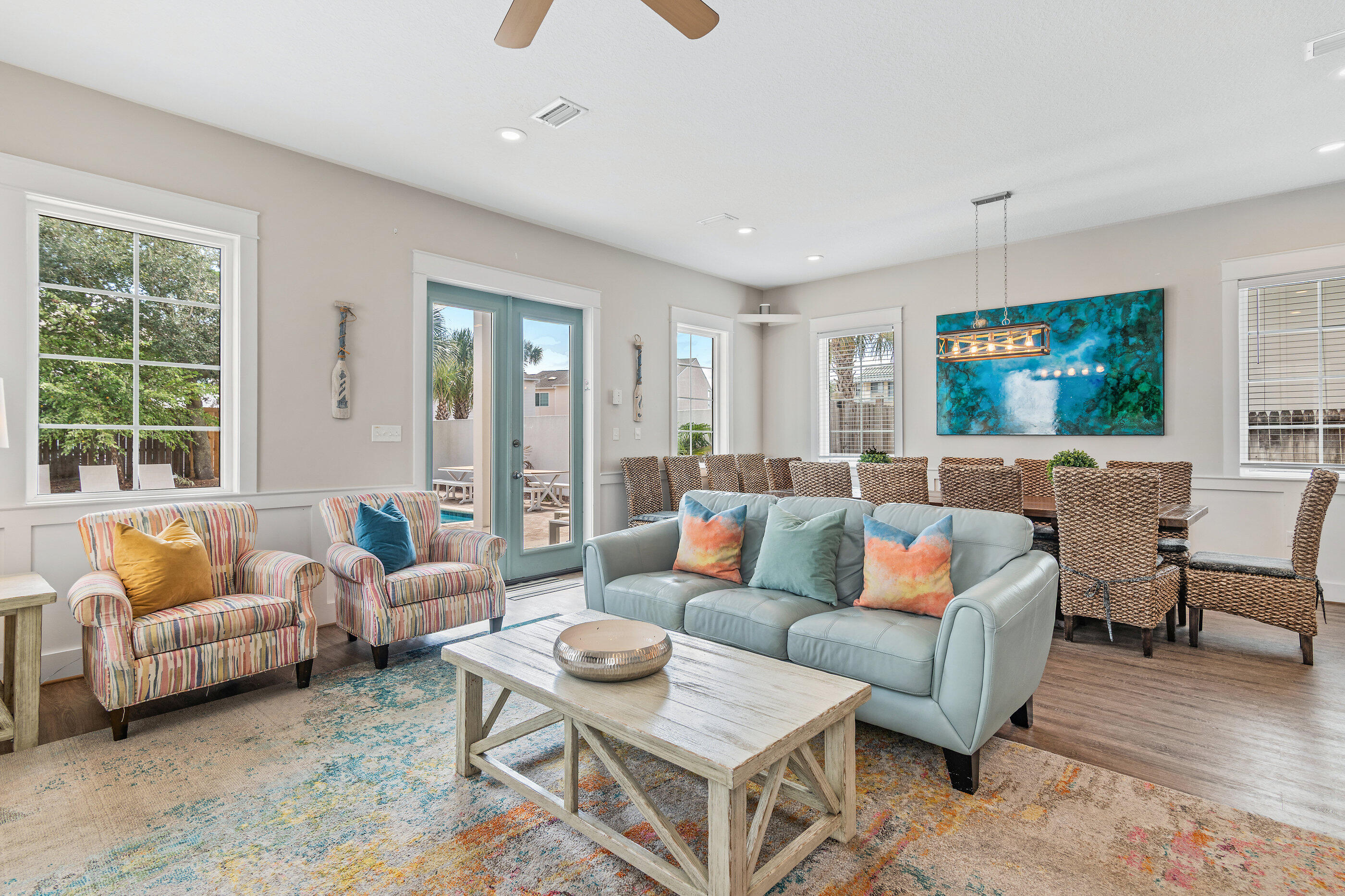 240 Driftwood Road Miramar Beach, FL 32550 - Photo 25 of 65 a living room with furniture and a large window