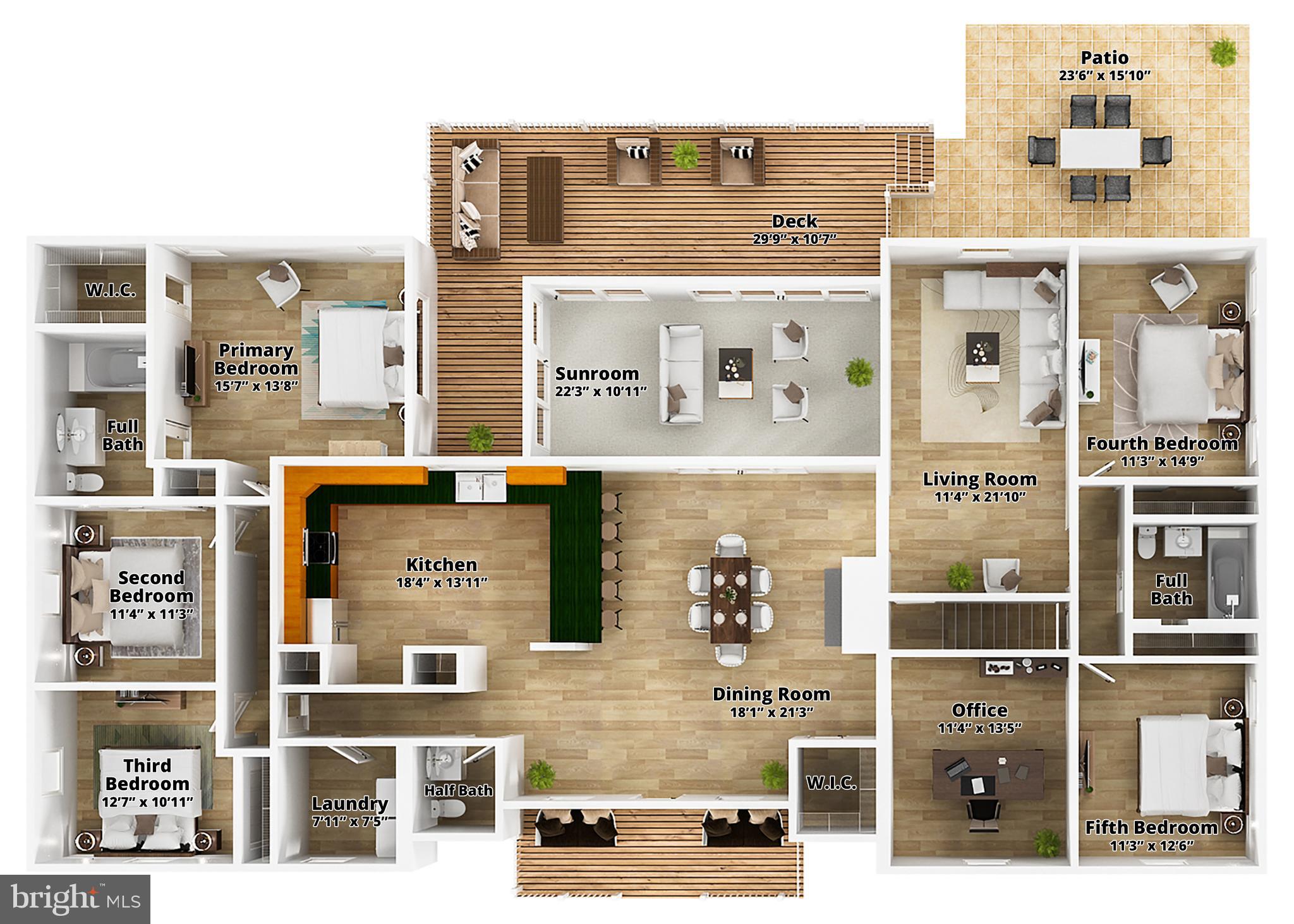 12012 Scaggsville Road Fulton, MD 20759 - Photo 76 of 77 Main level floorplan