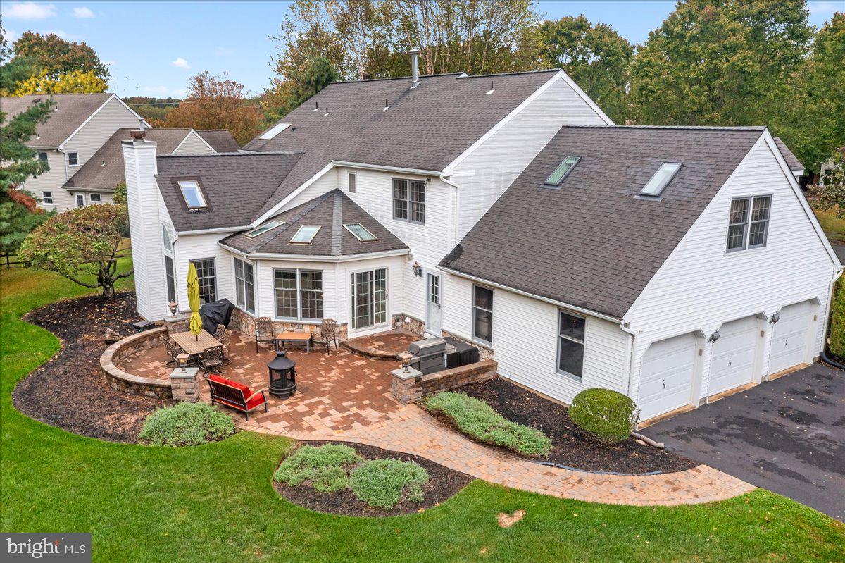 4 Banff Drive Princeton Junction, NJ 08550 - Photo 39 of 46 a aerial view of a house with garden