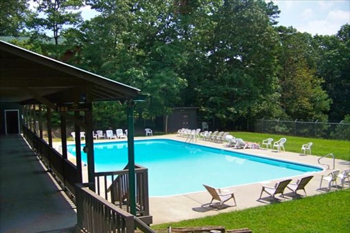 160 Primrose Court Ellijay, GA 30540 - Photo 49 of 52 a view of a swimming pool with a patio and a yard