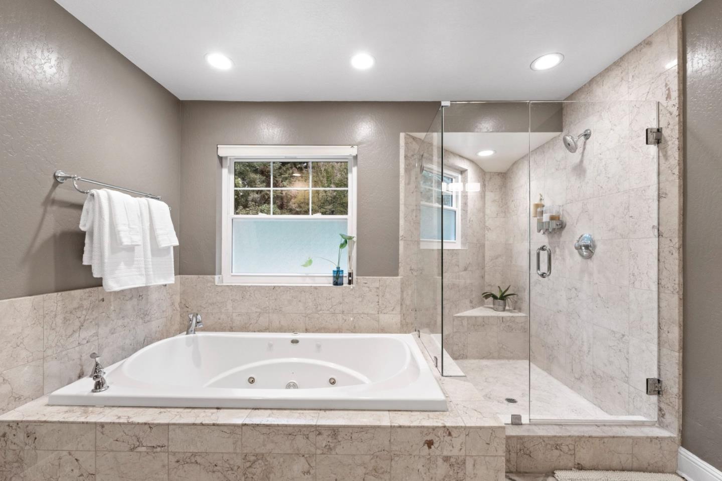 Undisclosed Address Santa Cruz, CA 95060 - Photo 20 of 35 a bathroom with a bathtub and a shower