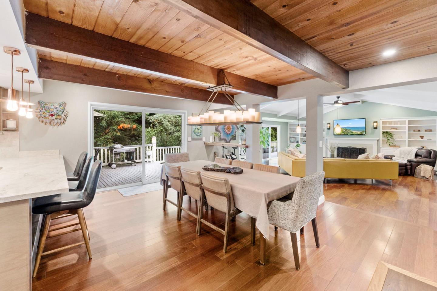 Undisclosed Address Santa Cruz, CA 95060 - Photo 9 of 35 a view of a dining room with furniture window and outside view