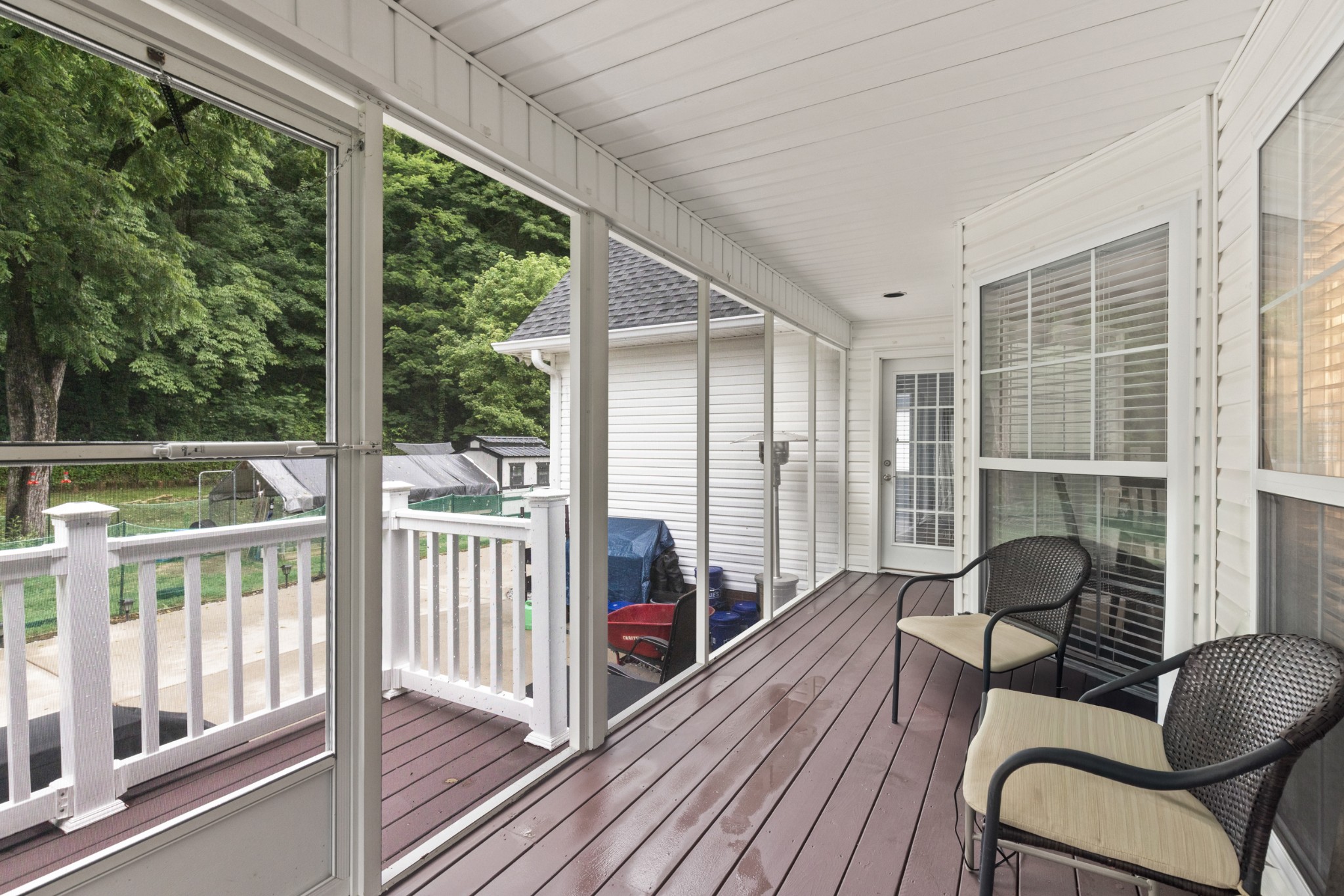 454 Campbell Hollow Road Bethpage, TN 37022 - Photo 45 of 57 a balcony with chairs and wooden floor