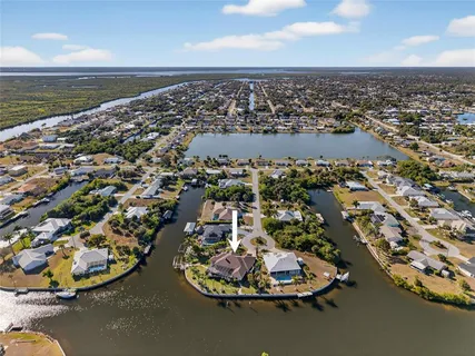 a view of a city and ocean view