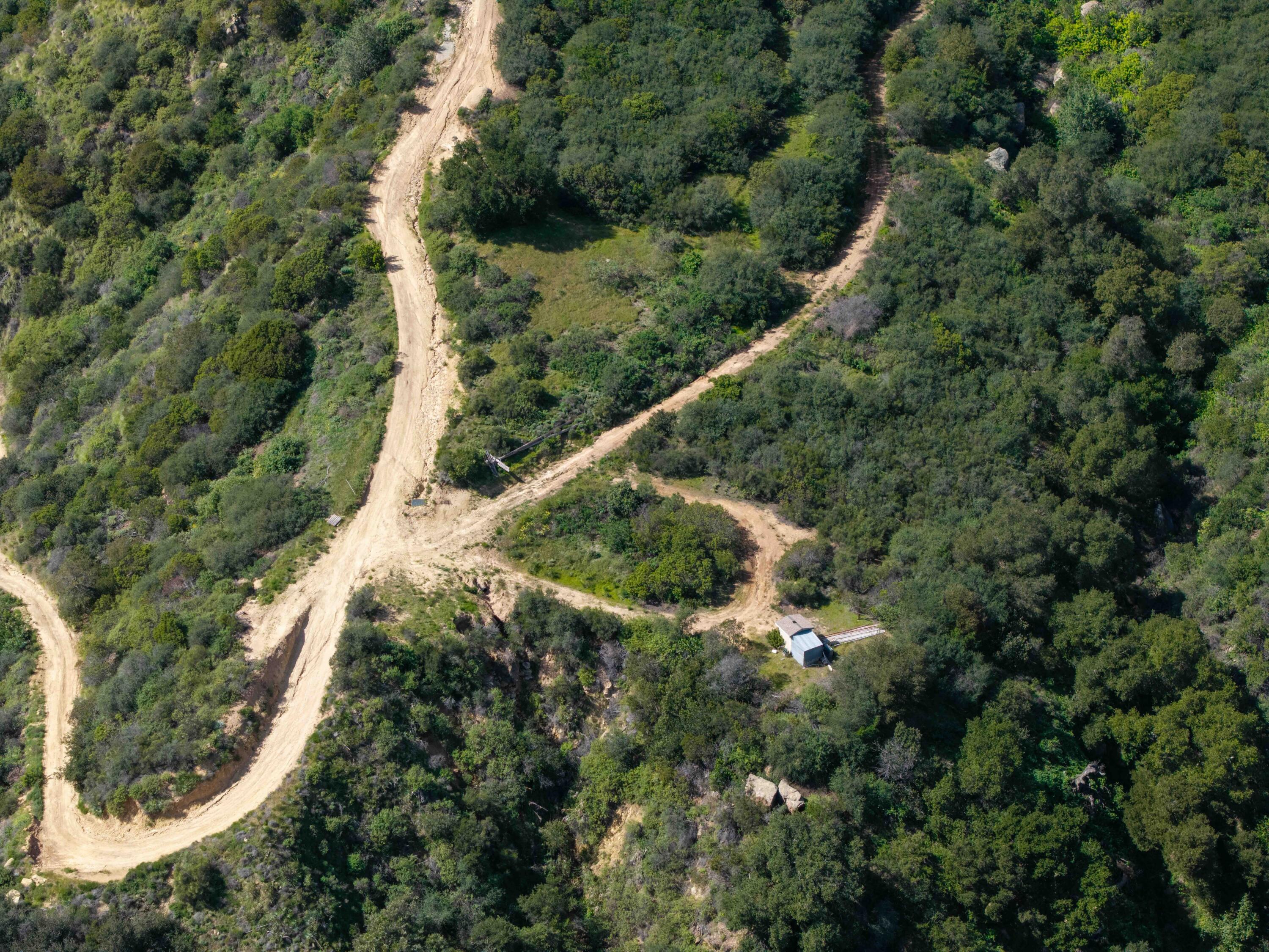 2110 North San Marcos Road Santa Barbara, CA 93105 - Photo 8 of 29 an aerial view of residential house with outdoor space and trees all around