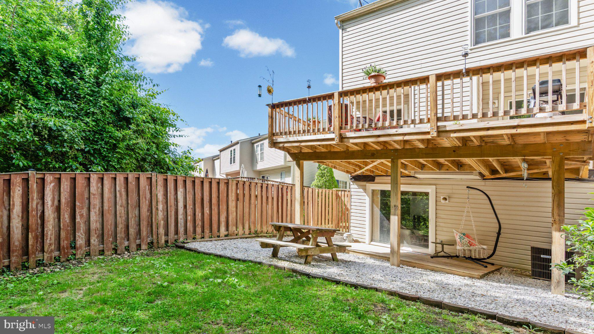 3160 Hidden Ridge Terrace Abingdon, MD 21009 - Photo 34 of 41 Charming backyard retreat with deck.