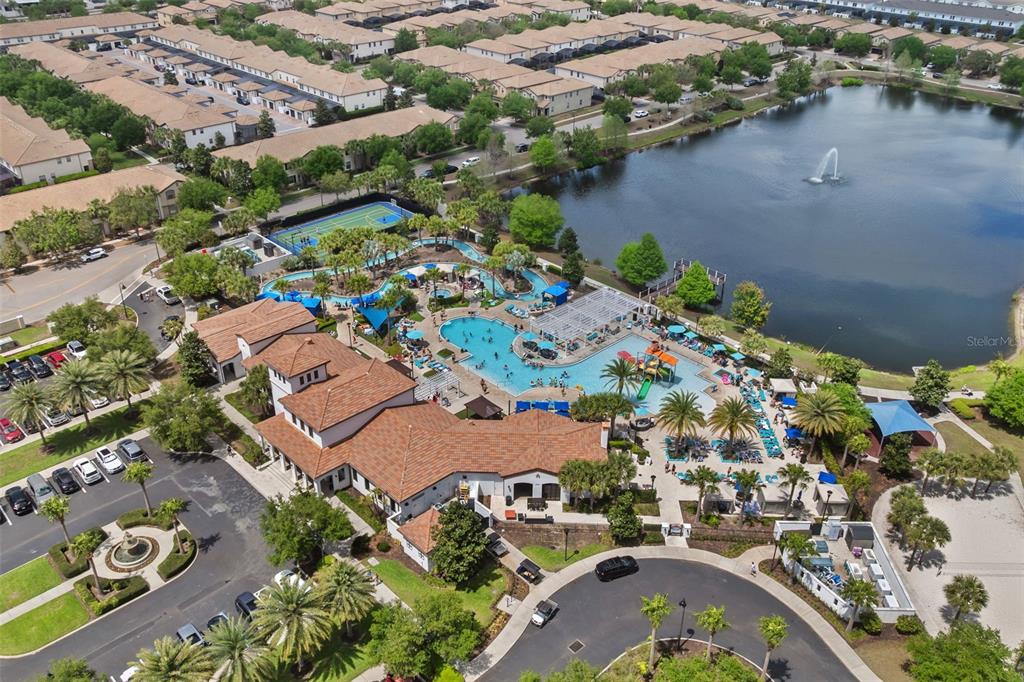 2108 Morocco Way Kissimmee, FL 34747 - Photo 17 of 57 an aerial view of a house with a lake view