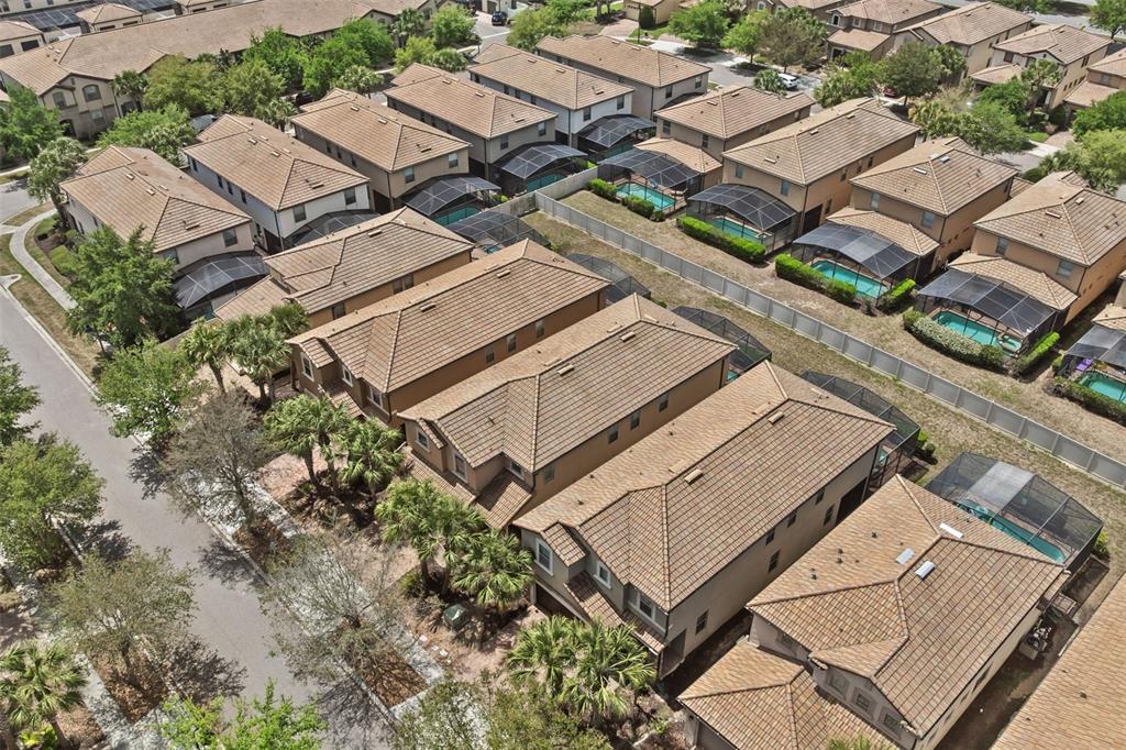 2108 Morocco Way Kissimmee, FL 34747 - Photo 48 of 57 an aerial view of residential house with parking space