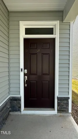 a view of entrance door of the house