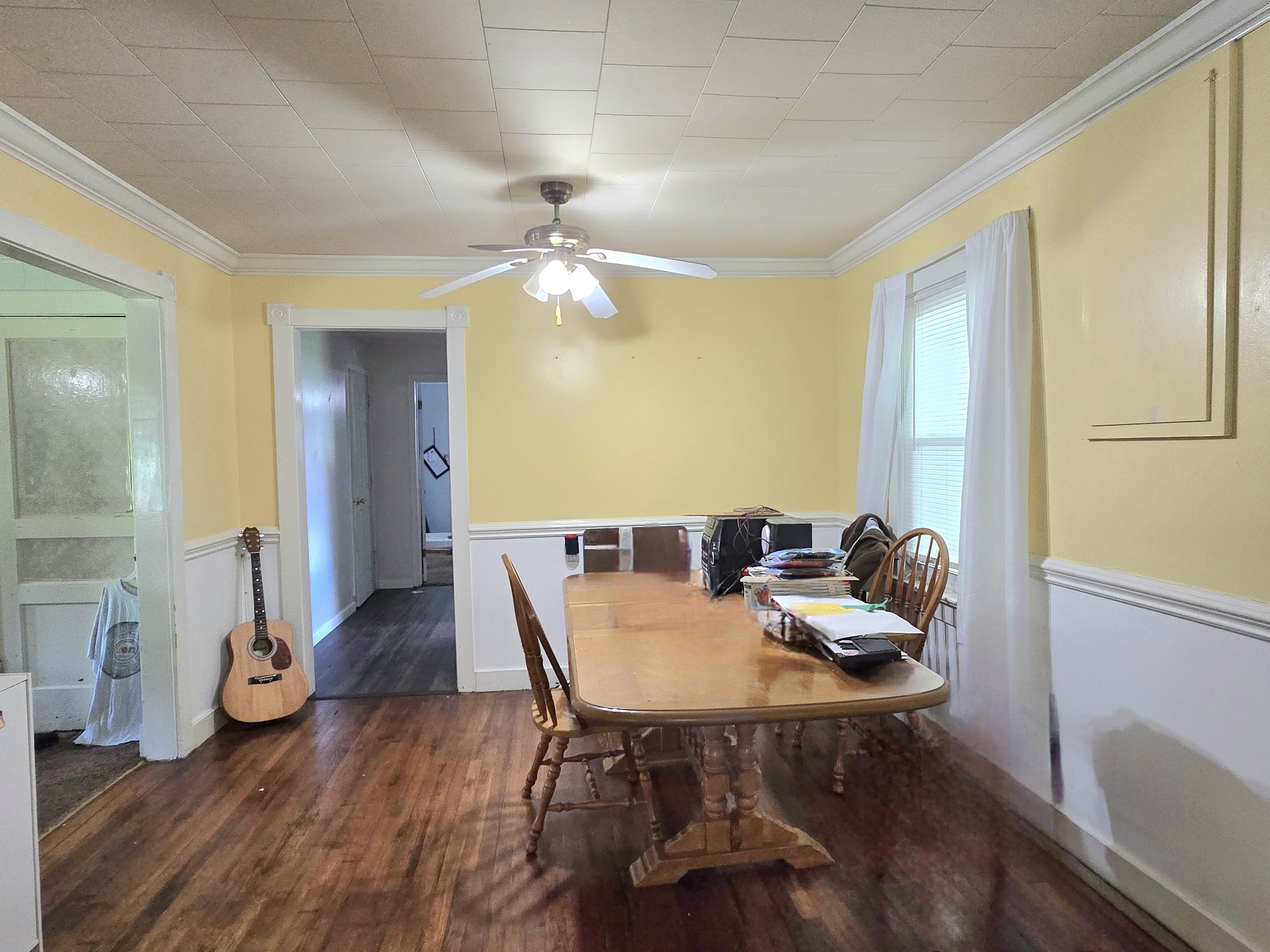 118 Bone Cave Road Rock Island, TN 38581 - Photo 13 of 52 a view of a dining room with furniture and wooden floor