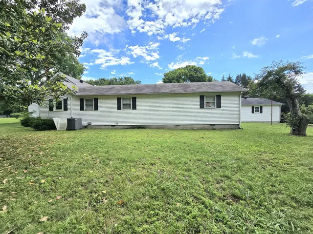 a view of outdoor space with trees