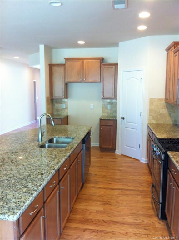 4117 Perth Road, Unit 374 Indian Land, SC 29707 - Photo 8 of 13 a kitchen with stainless steel appliances granite countertop a sink and a wooden floors