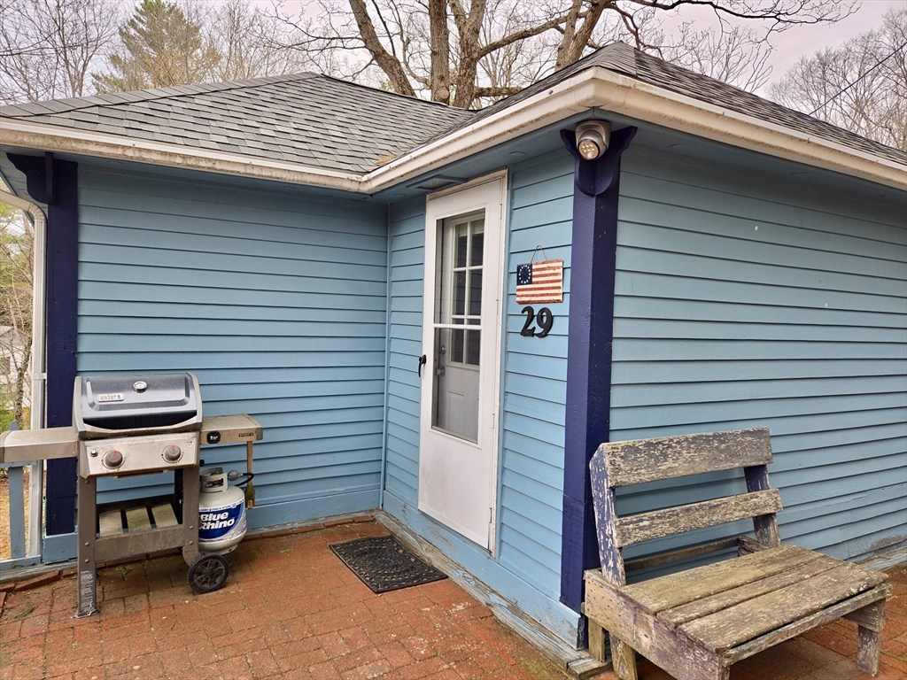 29 Finn Park Road Rutland, MA 01543 - Photo 20 of 24 a view of a patio in back of a house