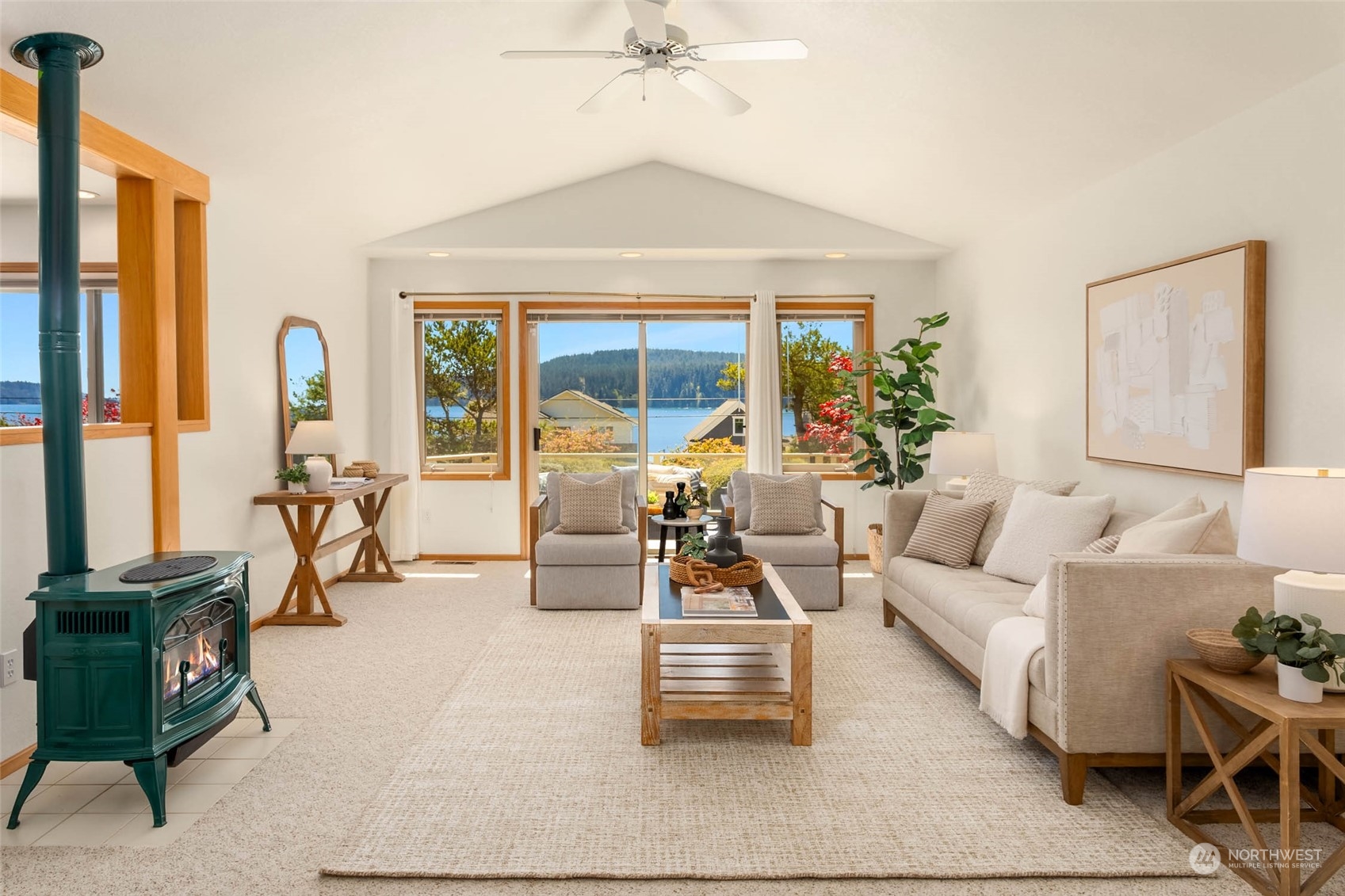 6404 Warren Street Anacortes, WA 98221 - Photo 10 of 38 a living room with furniture and a large window