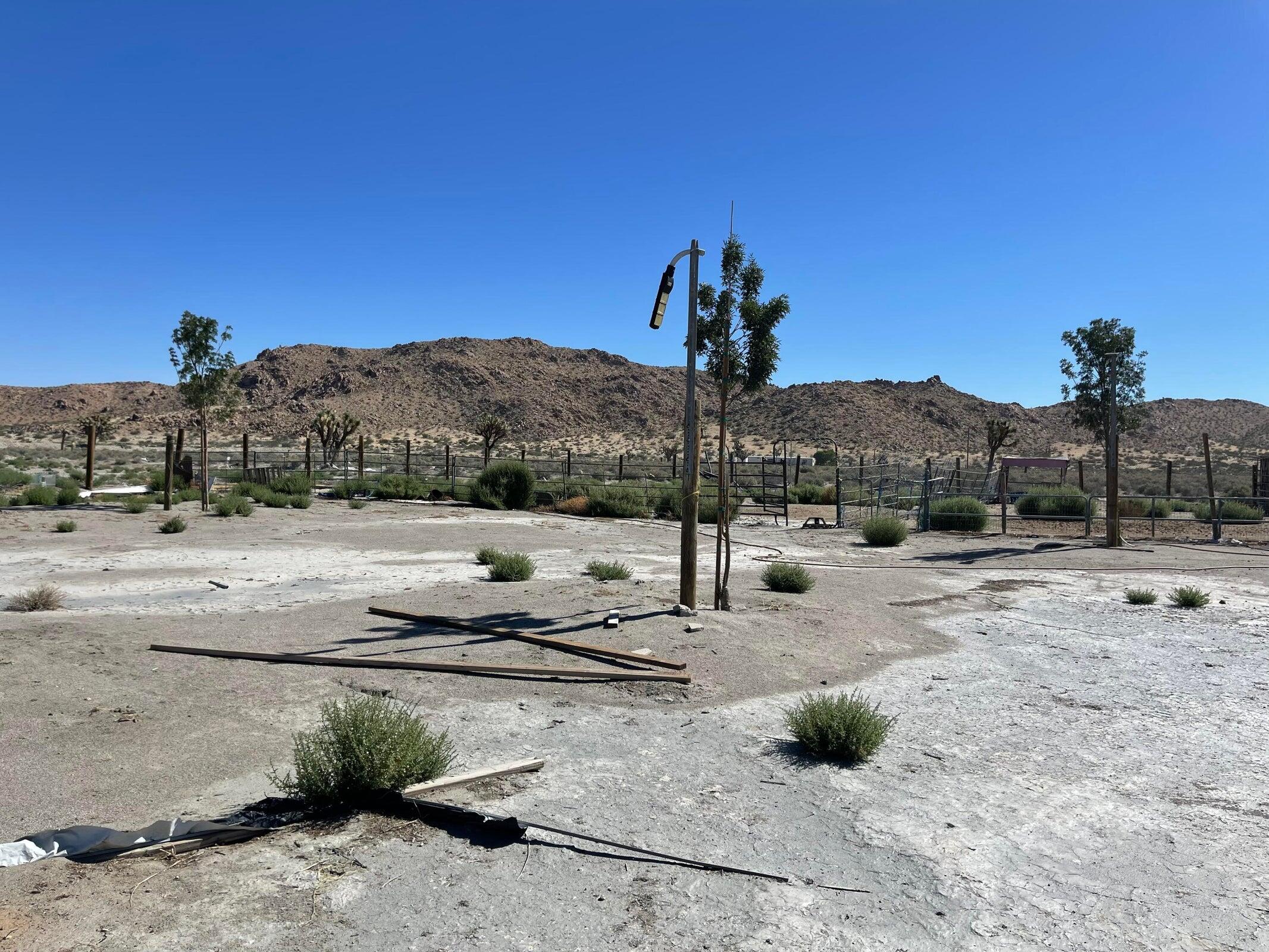 20025 Chamisal Street Adelanto, CA 92301 - Photo 26 of 46 a view of a backyard of the house