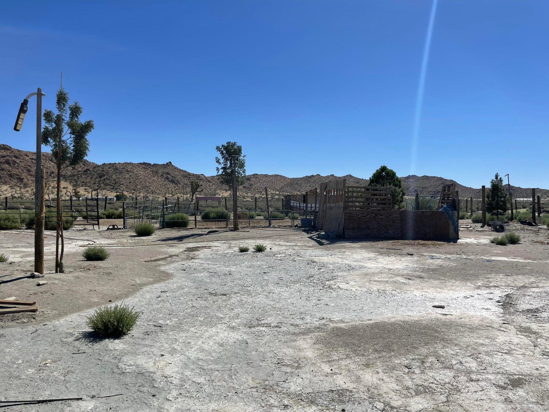 20025 Chamisal Street Adelanto, CA 92301 - Photo 29 of 46 a view of a backyard of a house