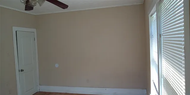 a view of a closet area