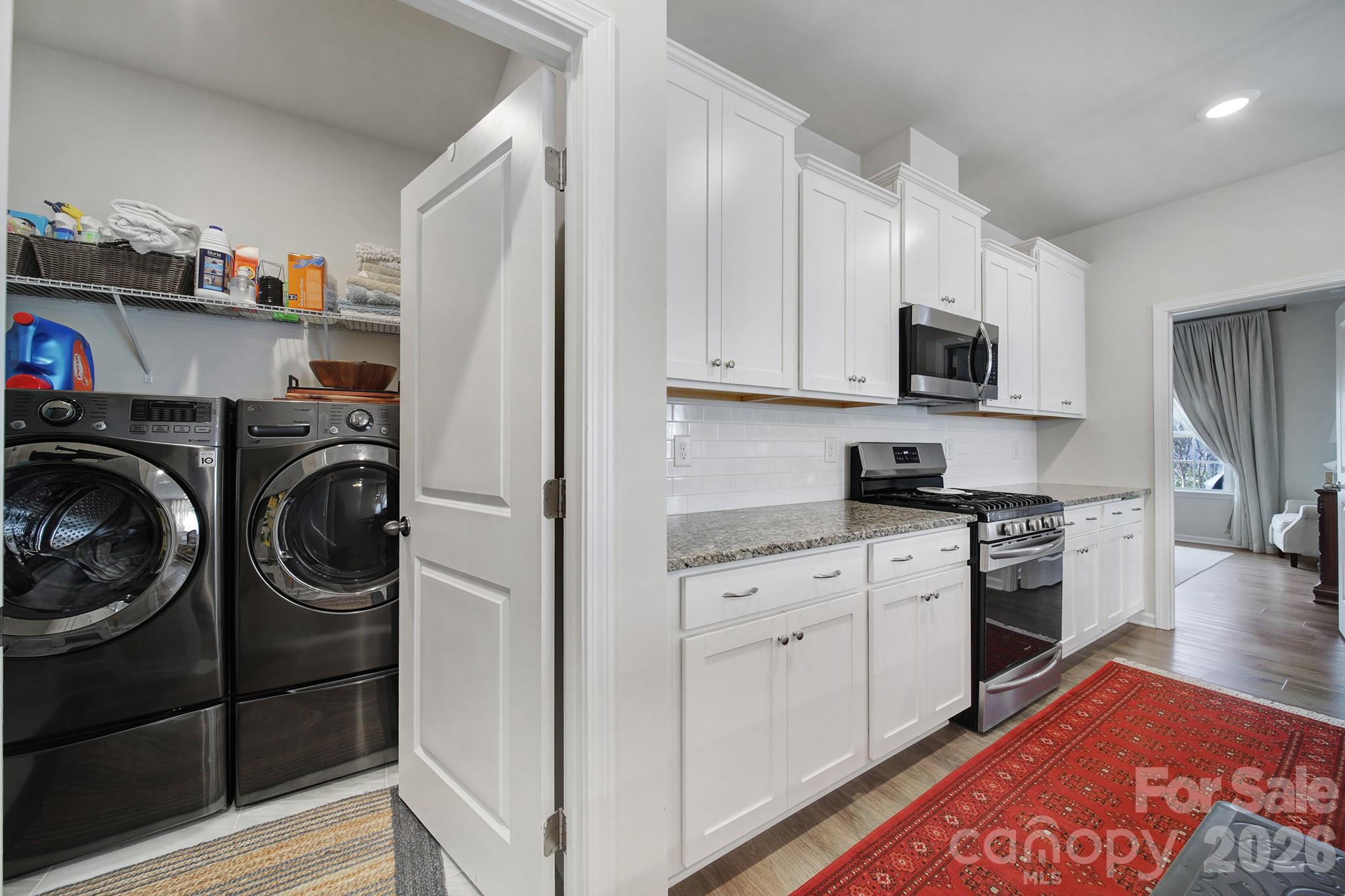 6521 Gopher Road Lancaster, SC 29720 - Photo 10 of 45 a view of a kitchen with washer and dryer