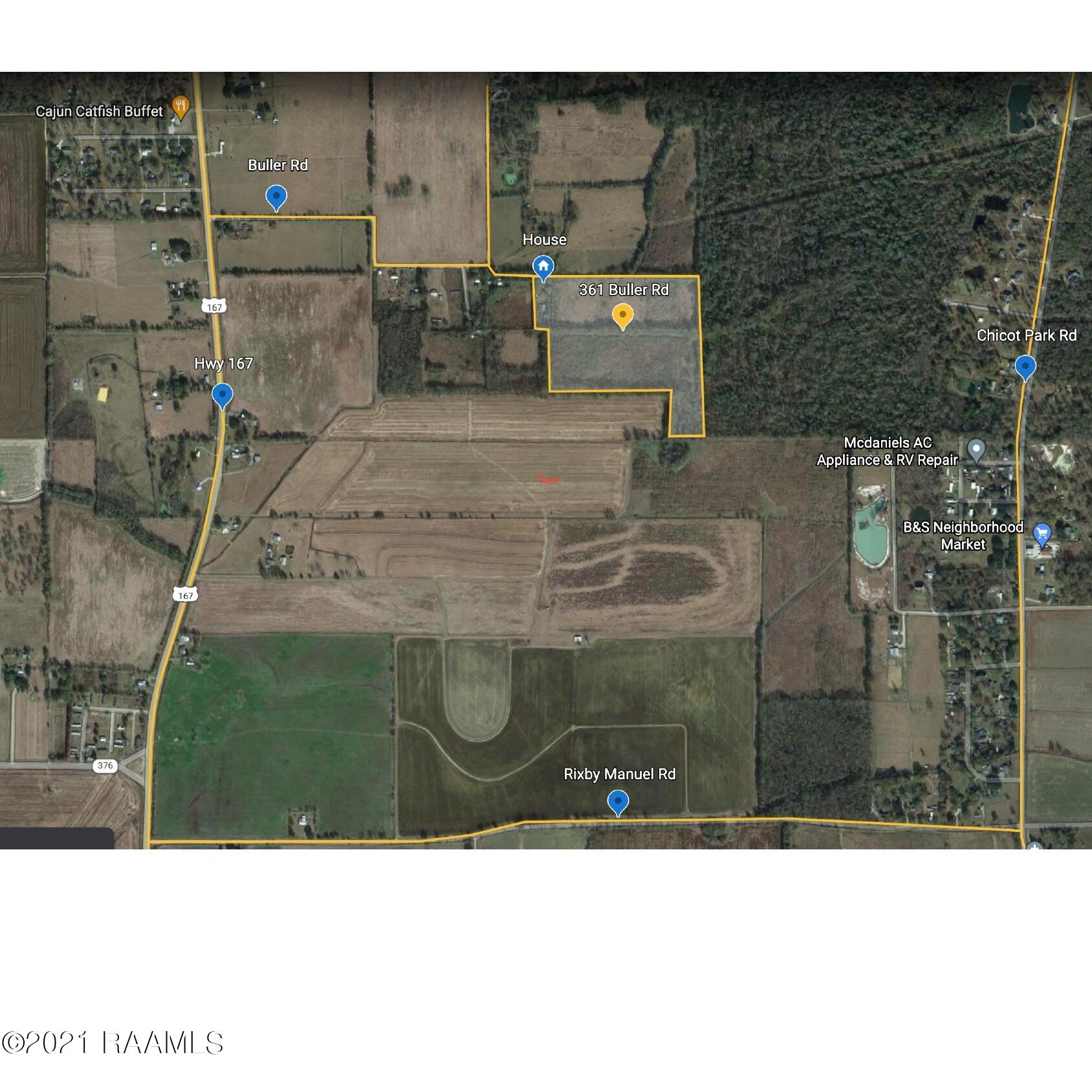 361 Buller Road Ville Platte, LA 70586 - Photo 3 of 33 361 Buller Rd Aerial