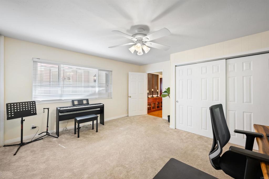 846 Val Sereno Drive Encinitas, CA 92024 - Photo 13 of 43 a view of a workspace with furniture and a window