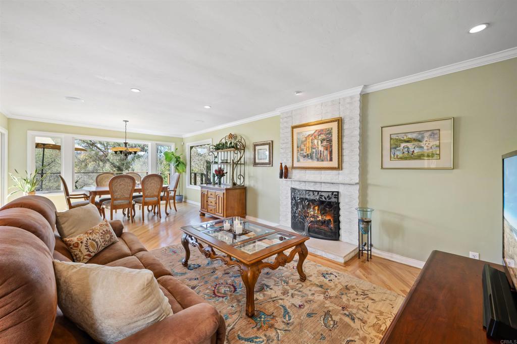 846 Val Sereno Drive Encinitas, CA 92024 - Photo 4 of 43 a living room with furniture large window and fireplace