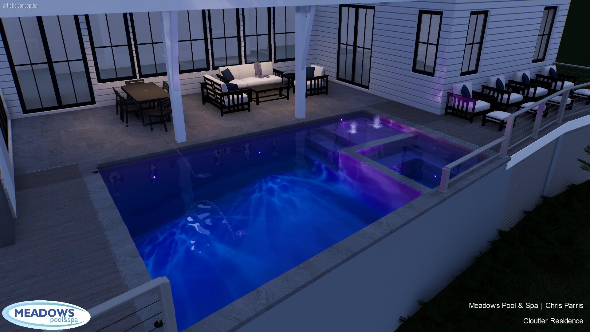 835 Dunham Street Daniel Island, SC 29492 - Photo 25 of 109 Proposed Pool Rendering