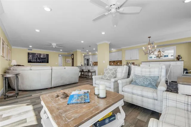 a view of city from a balcony