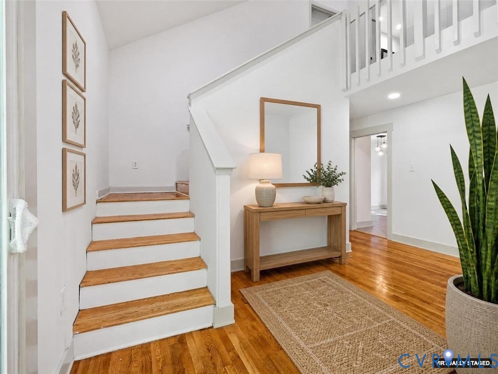 4113 Poplar Grove Road Midlothian, VA 23112 - Photo 21 of 34 Wood-finish flooring throughout the entryway and s