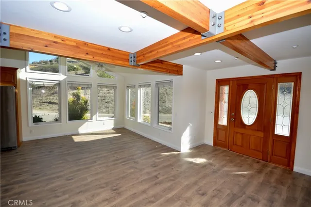 a view of an entrance door of the house