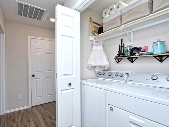 a view of storage and utility room