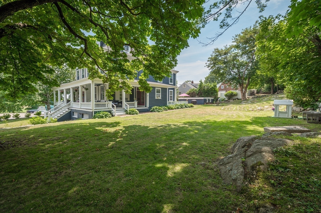 31 Beach Road Gloucester, MA 01930 - Photo 32 of 43 a view of a house with a big yard