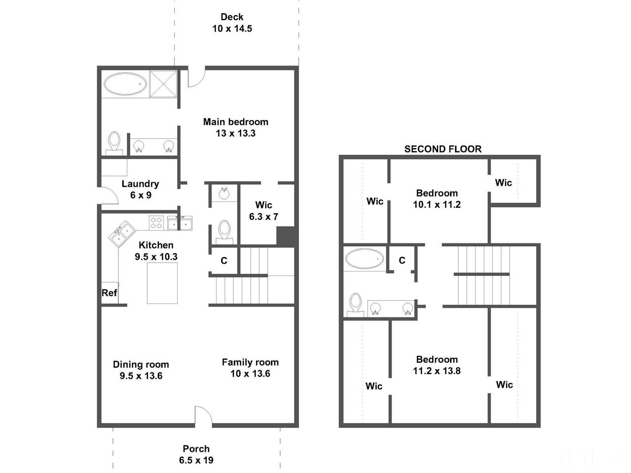 910 South Person Street Raleigh, NC 27601 - Photo 30 of 30 a picture of a floor plan