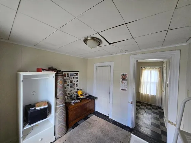 a view of a livingroom with a couch