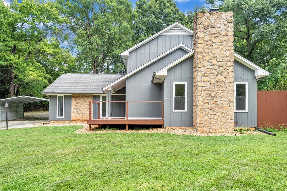 422 Willow Creek Road Rocky Mount, VA 24151 - Photo 2 of 70 a front view of a house with a yard and trees