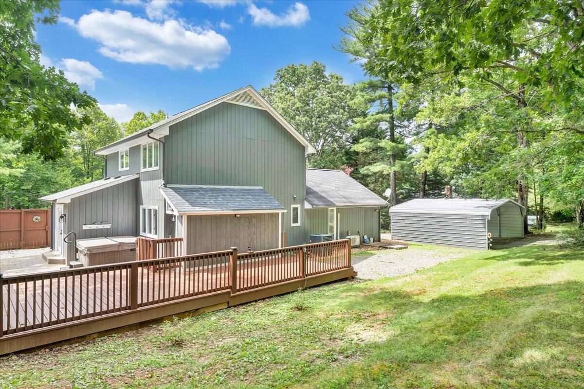 422 Willow Creek Road Rocky Mount, VA 24151 - Photo 51 of 70 a view of a house with a yard and sitting area