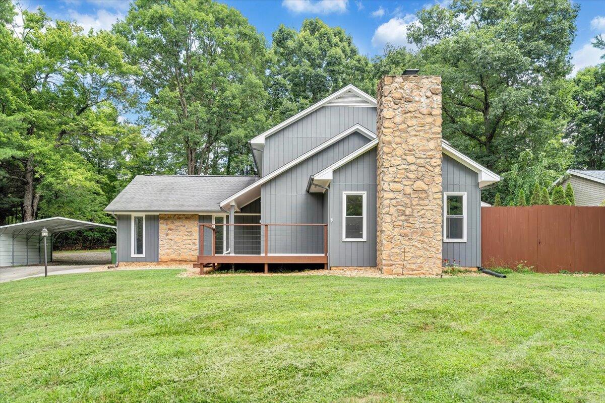 422 Willow Creek Road Rocky Mount, VA 24151 - Photo 67 of 70 a front view of house with yard and green space