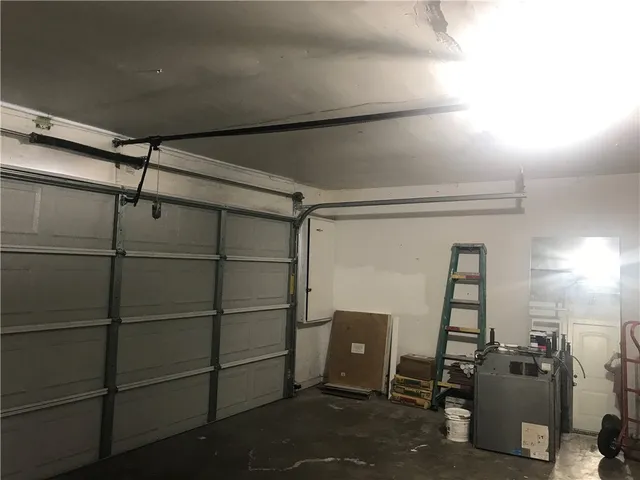 a room with gym equipment