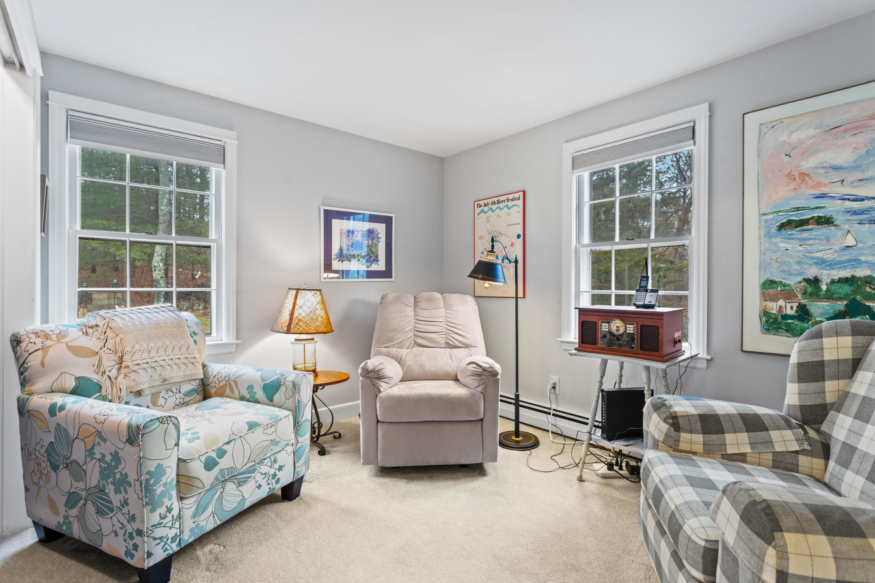 6 Padlock Lane Centerville, MA 02632 - Photo 13 of 29 a living room with furniture and a large window