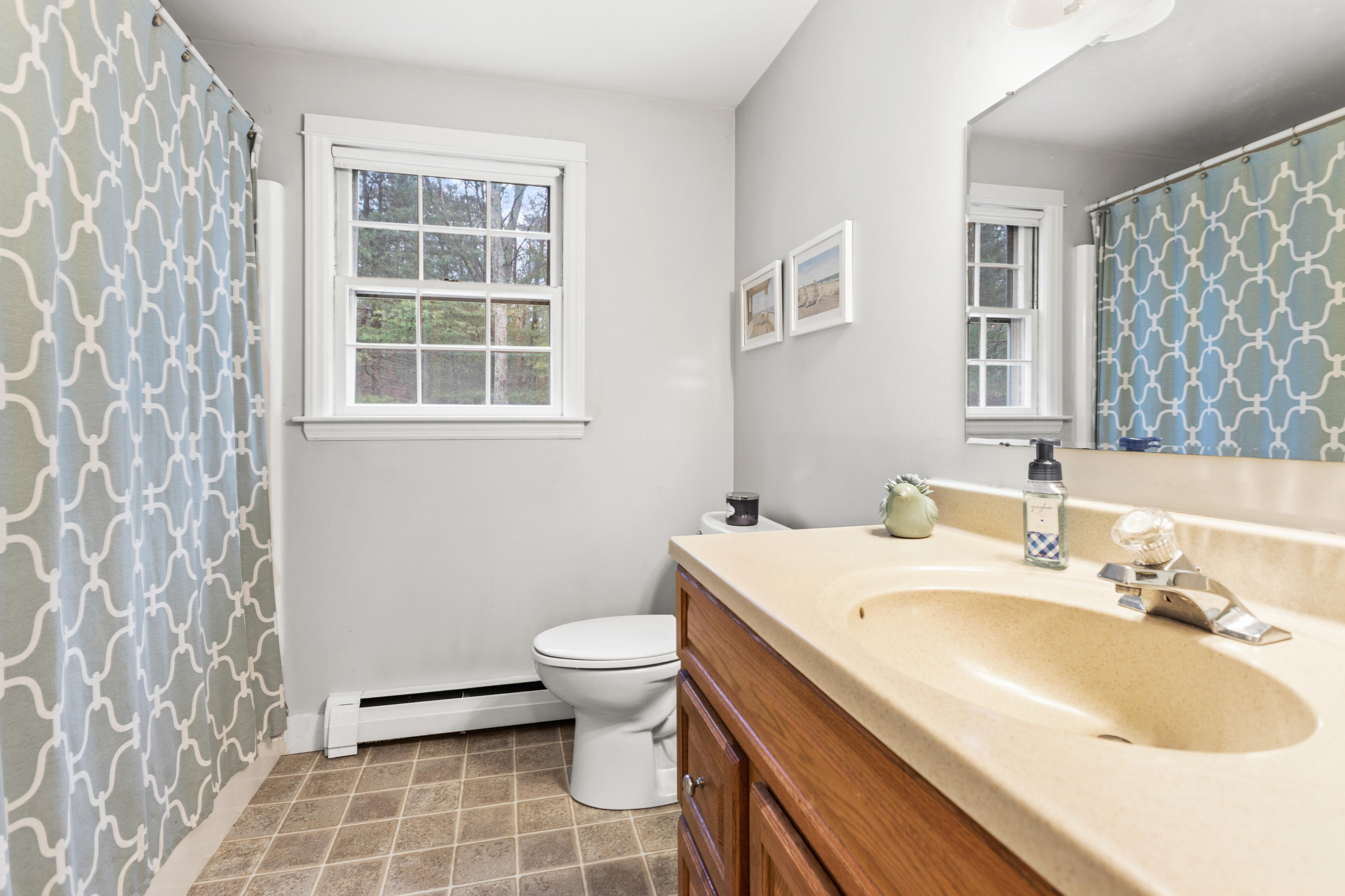 6 Padlock Lane Centerville, MA 02632 - Photo 16 of 29 a bathroom with a sink toilet and a mirror